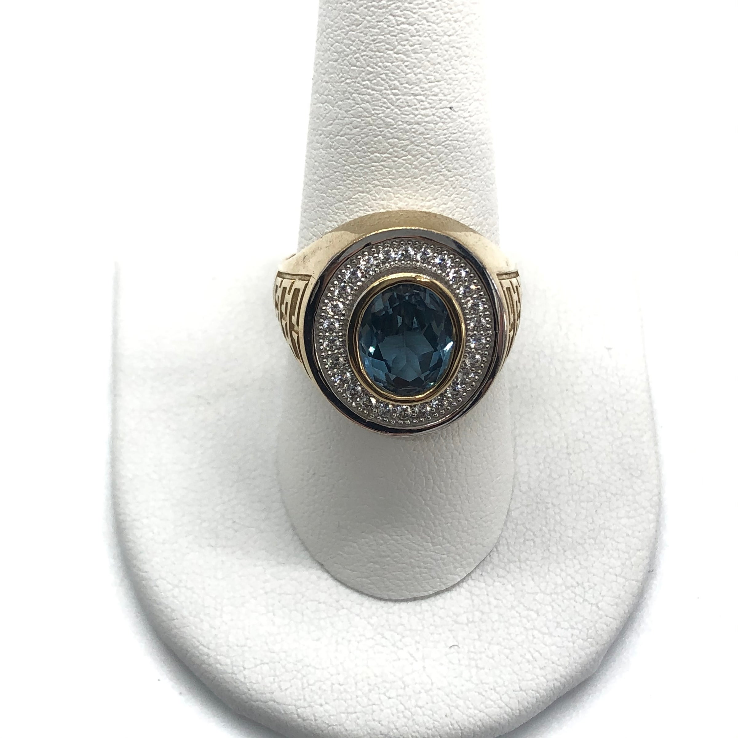 Anillo Hombre 036 Piedra Ring Blue Joyeria